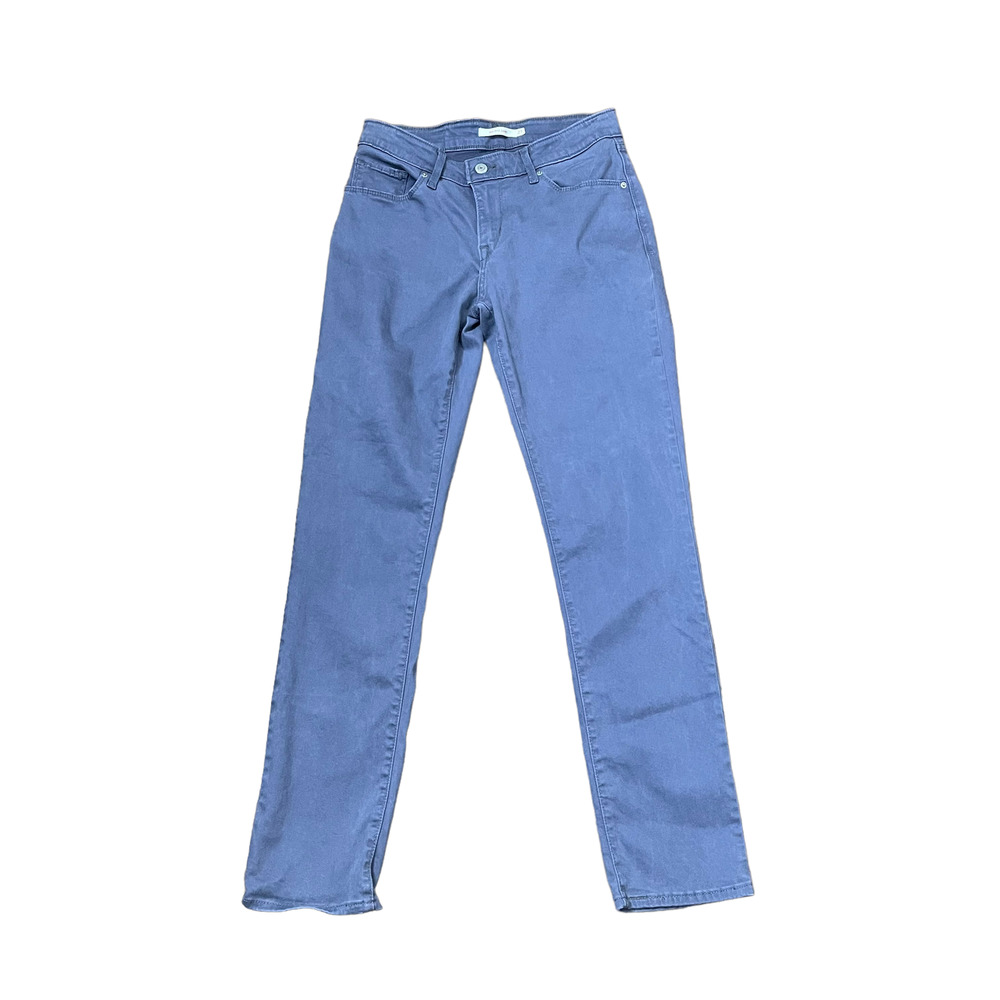 Levi's Womens Mid Rise Skinny Pants Size‎ 27 Gray Stretch Blend 27X29 Jeans